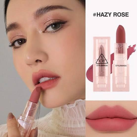 3ce МЯГКАЯ МАТОВАЯ ПОМАДА, Стойкая, Увлажняющая, Макияж, Kbeauty, Корейская косметика, образец
