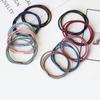 Concise Women Hair Accessories High Elastic 3 in 1 Hair Ring Hair Tie Rope