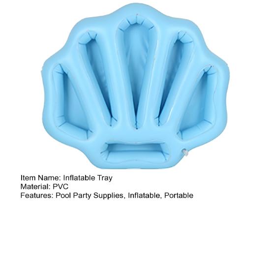 Надувной поднос для напитков в бассейне, плавающий держатель для напитков, поднос для прохладительных напитков со льдом