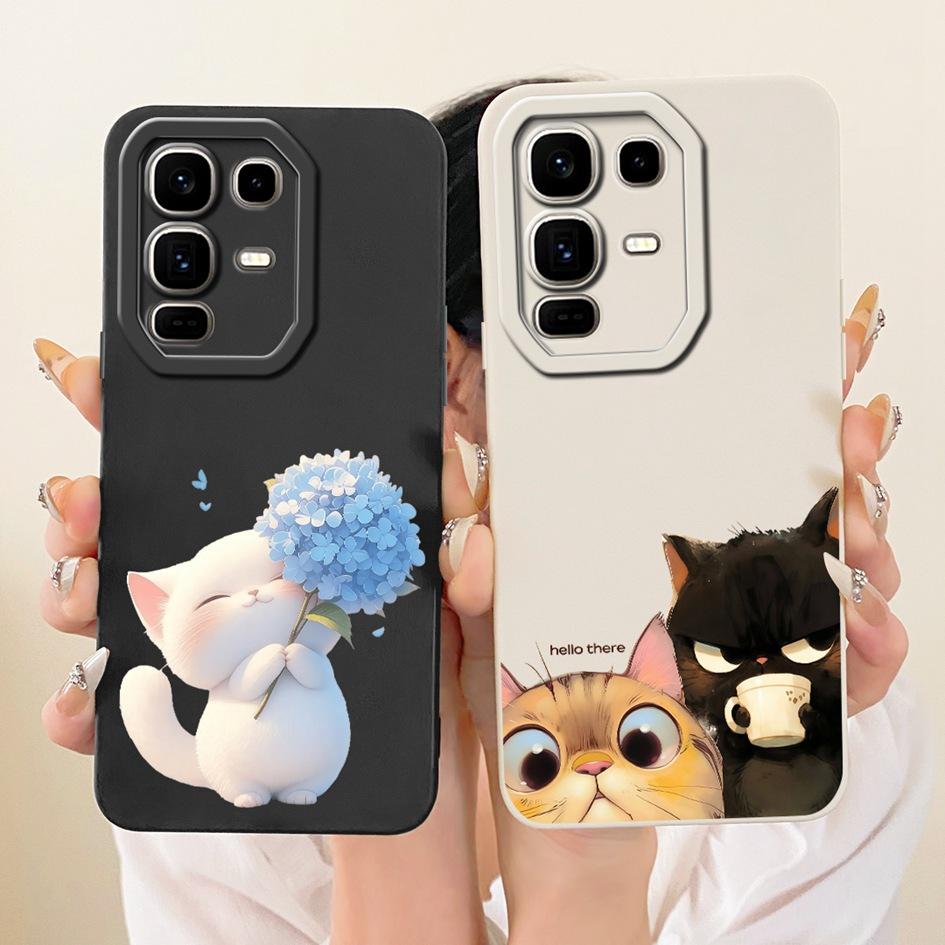 For Infinix Note 50 Pro 4G Case X6855 Popular Flower Soft Silicone Shell Protective Cover For Infinix Note 50 Pro+ Note50 Bumper