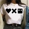 Футболка Love Death Robots 2022, забавная женская одежда, футболка Harajuku, одежда унисекс, футболки с героями мультфильмов, хлопковые футболки с графическим рисунком, повседневные топы унисекс