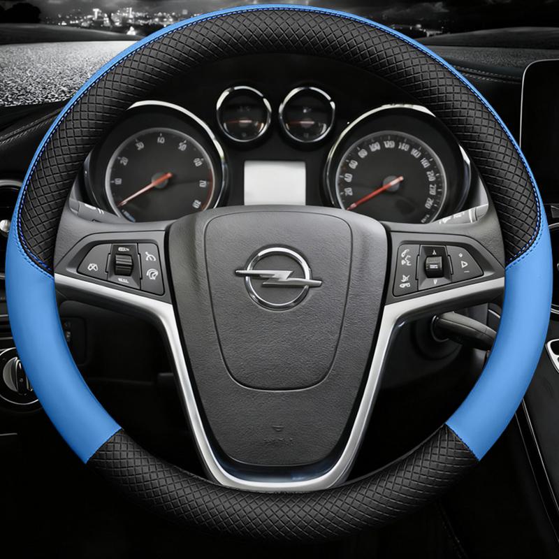 Car Steering Wheel Cover For Opel Mokka 2013-2016 Opel Insignia 2009-2013 Astra J 2010-2015 Meriva Auto Accessories Pv9