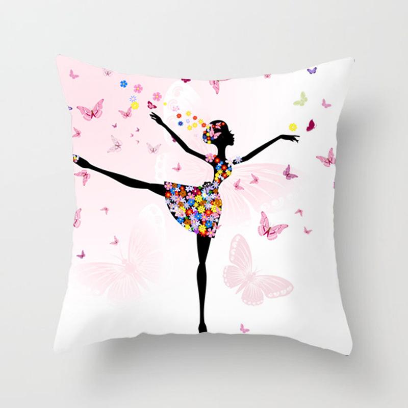 Великолепная наволочка для дивана с рисунком милой девушки, украшение для свадьбы, дня рождения, праздника, домашний декор, наволочка