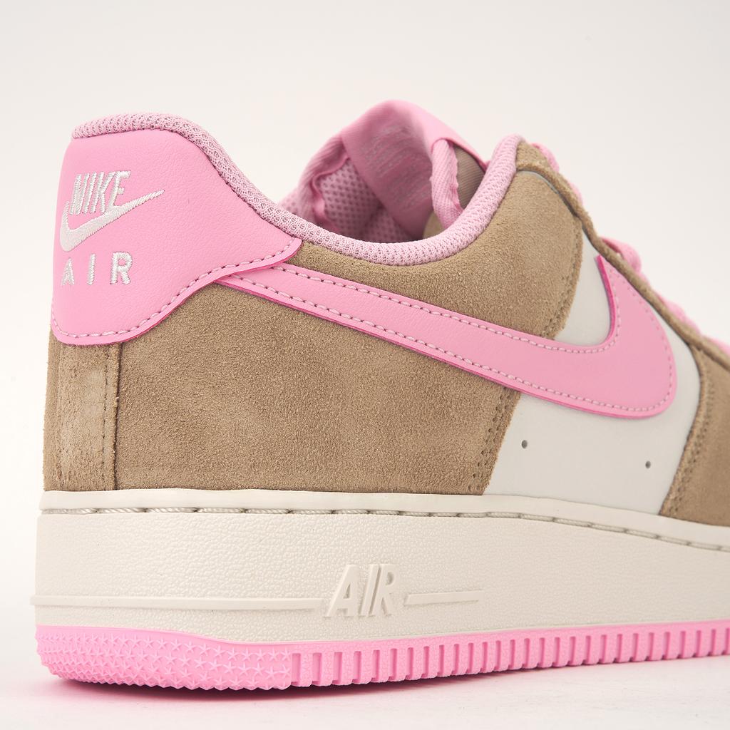 Nike Мужские кроссовки Air Force 1 07 LV8 Hemp Pink Бежевый Фантомный Средне-Мягко-Розовый FQ8714-202