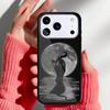 Аниме Лунный Кот Чехол для Телефона для iPhone 17 16 15 14 13 Pro Max Задняя Крышка для 12 11 Pro Coque