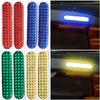 2Pcs Sign Decal Night Lamp Door Sticker Car Reflective Strips Warning Tape Safety Mark