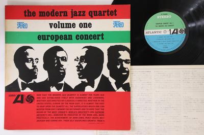 LP Record MODERN JAZZ QUARTET - Европейский концертный том. 1 P7522A ATLANTIC 1976 Япония Джаз Б/У
