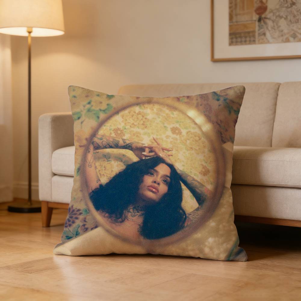 Singer K-Kehlani Folded Pillow Case For Sofa Living Room Home Office Decor Protective Cover