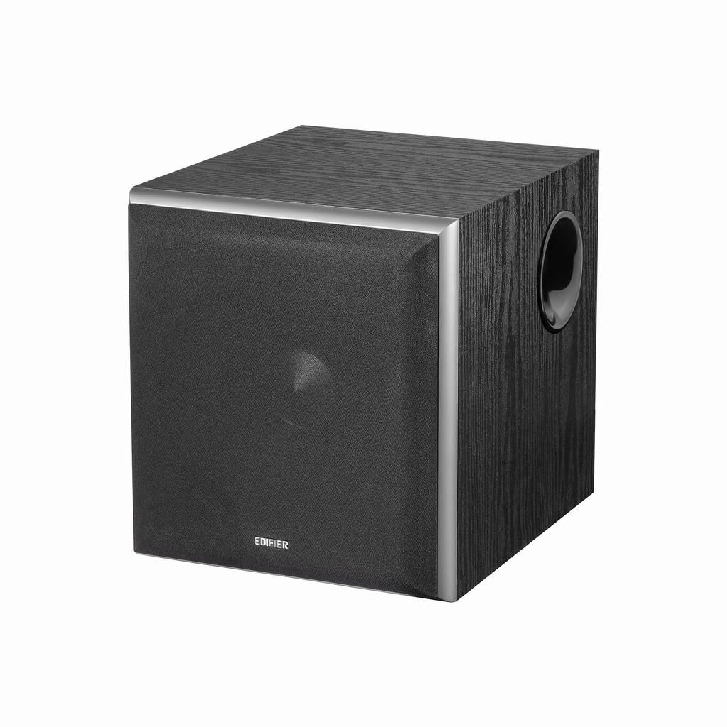 Сабвуфер Edifier T5 Номинальная выходная мощность 70 Вт Может быть установлен на акустику Оснащен 8-дюймовыми динамиками Фильтр нижних частот Переключатель PHASE RCA Японский