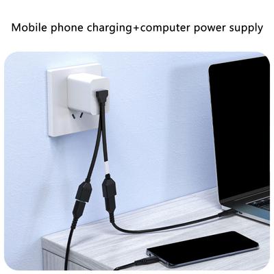 USB 1 к 2 сплиттер кабель папа к женскому удлинитель адаптер 480 Мбит/с передача данных для ПК ноутбук автомобиль и U диск