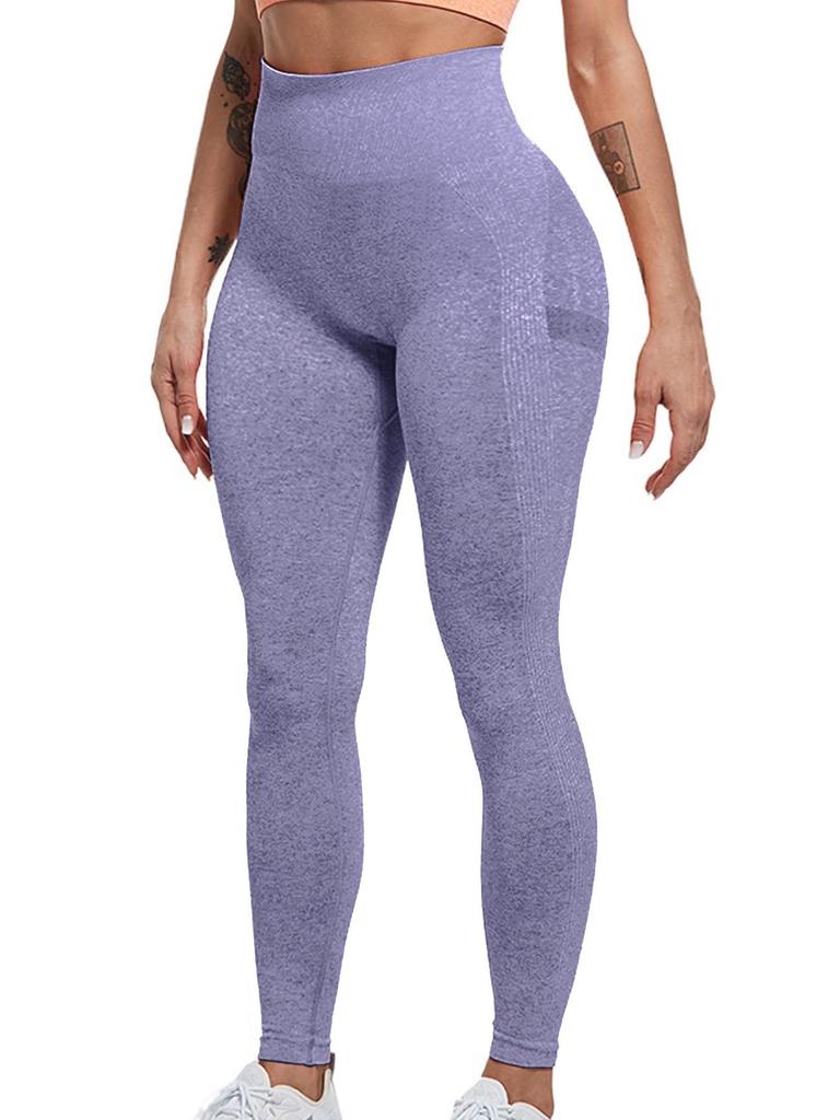 European and American Popular Seamless High Waist Hip-Lifting Yoga Pants with Abdomen Control