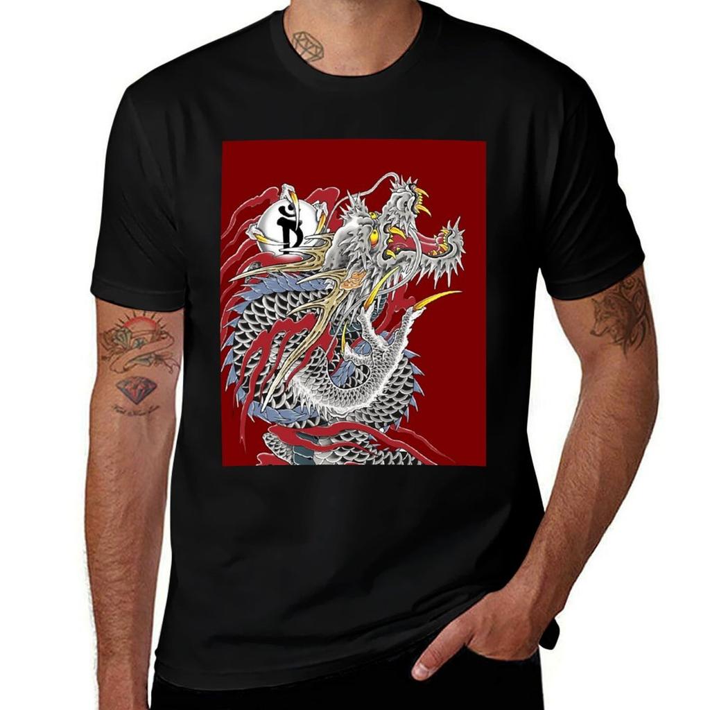 Yakuza Dragon Tattoo TShirt Unisex T Shirt Cotton High Quality TShirt