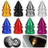 New Tapered Tire Valve Caps Aluminum Alloy Dust Proof Covers Car Motorcycles Bike Tyre Valve Cap Personalized Tire Accessories