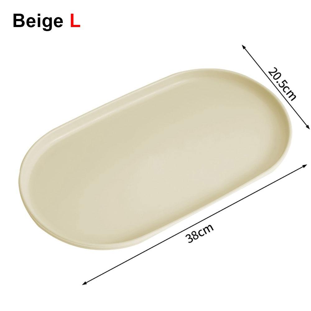 1Pcs Stackable Dessert Tray Smooth Edge Food Serving Tray New Fruit Plate for Home Kitchen