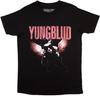Официально лицензированная продукция Rock Off Мужская футболка Yungblud Крылья Черная