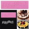 Kitchen Small Baking Silicone Mold Music Symbol Lace Cake Decorating Tools Wedding Cookie Chocolate Silicone Molds Accessories