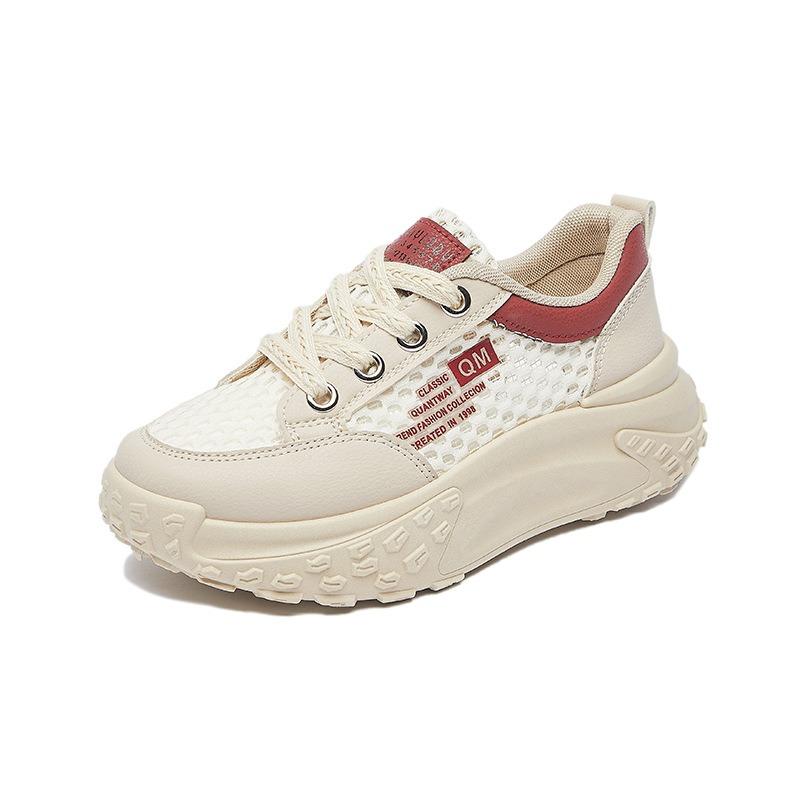 Новые кроссовки для студентов, спортивные, на толстой подошве, увеличивающие рост, повседневные и дышащие