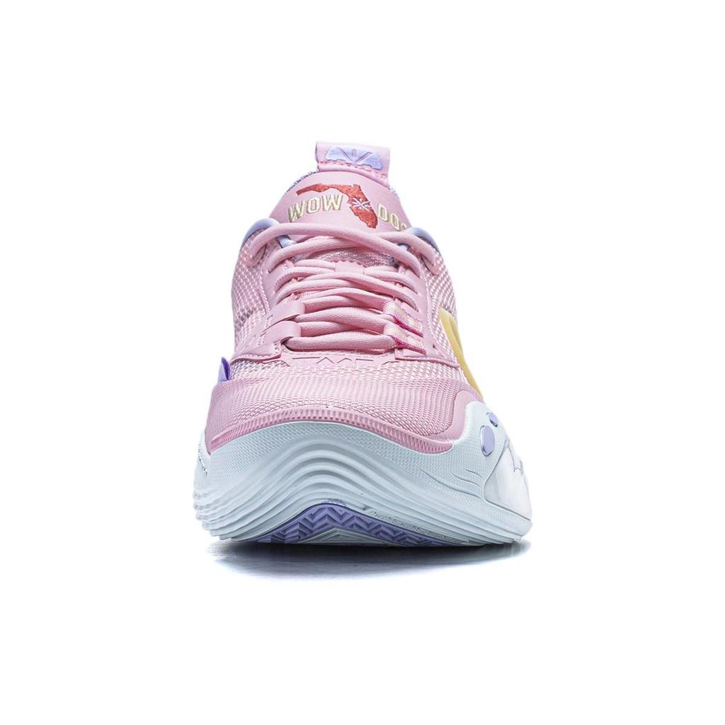 Li-Ning Мужские кроссовки Wade All City 12 Sunshine State розовые ABAU015-3