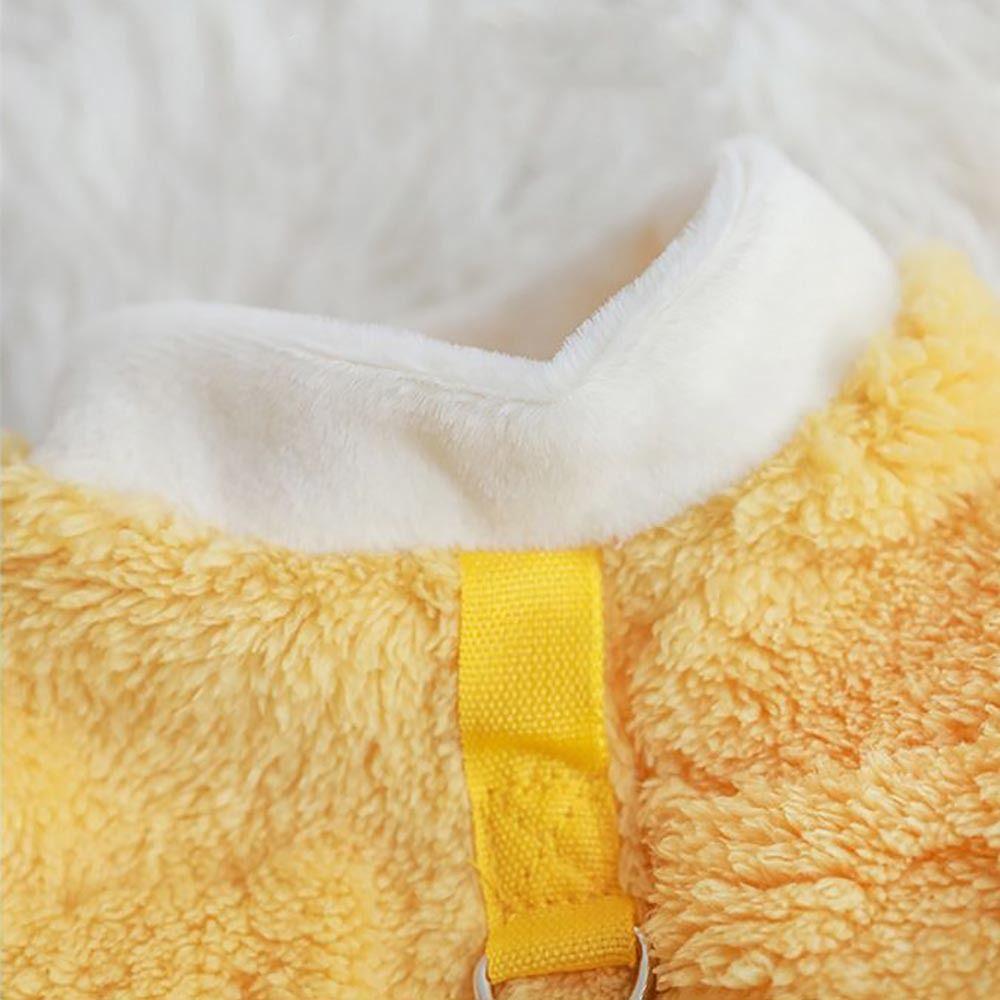 Fleece Warm Dog Sweatshirt Thickening Pug Teddy Coat Trendy Pet Supplies Cat Outfits