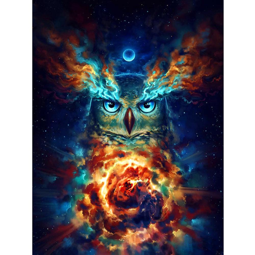 DIY 5D Diamond Painting Full Round Animal Diamond Embroidered Wolf Cross Stitch Mosaic Kit Bedroom Decoration