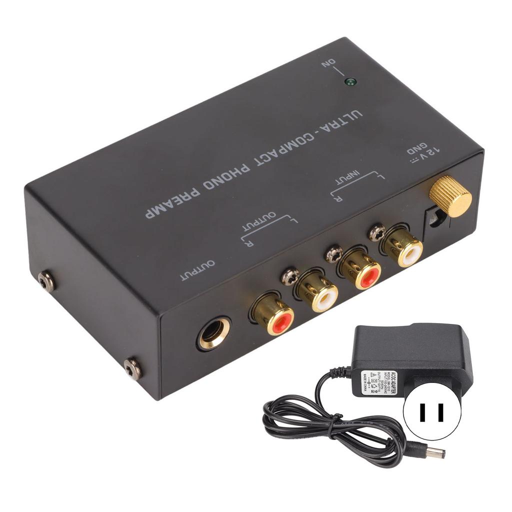 PP400 Phono Turntable Preamp Стерео вход-выход Усилитель проигрывателя пластинок с независимым Kn