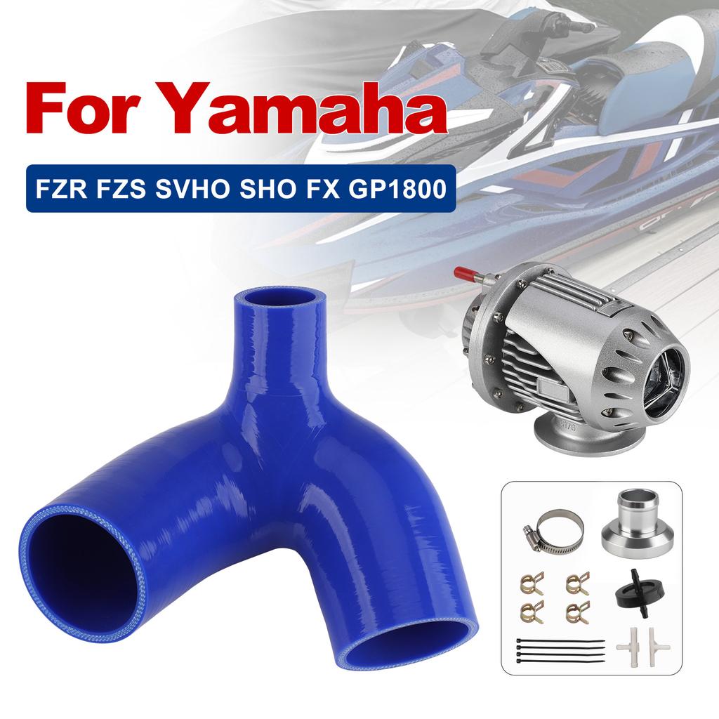 Для Yamaha FZR FZS SVHO SHO FX GP1800 Синий Комплект клапана сброса давления 50 мм Алюминиевый сплав BOV Перепускной клапан