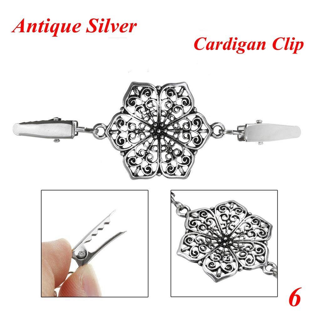 Шарм Подарок Новый Воротник Рубашки Зимний Свитер Блузка Зажим для Шали Брошь Зажим-Утка Застежки Зажим для Кардигана