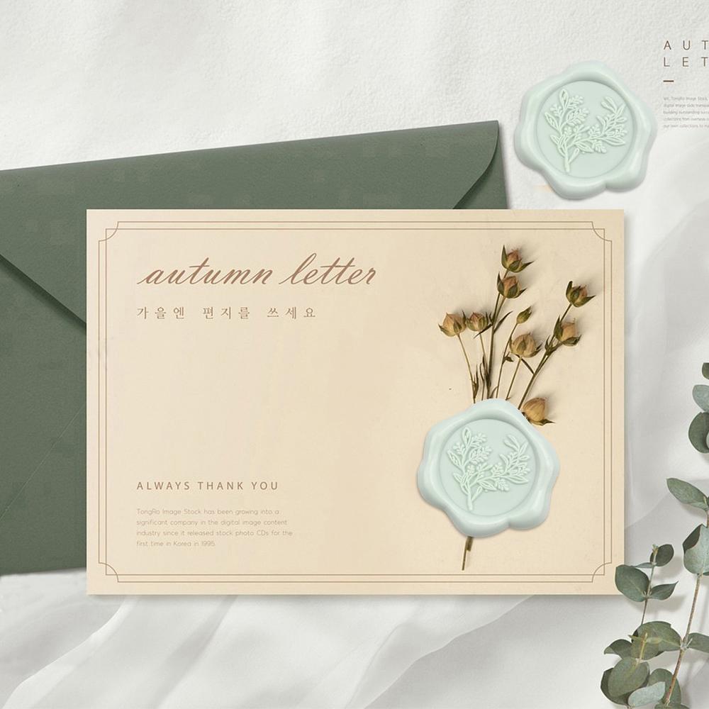 25pcs Mint Green Wax Seal Stamp Stickers - Eucalyptus Wedding Invitation Envelope Seal Stickers, Self- Adhesive Stickers Perfect
