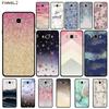 FHNBLJ Gold Pink Glitter Marble Phone Case Cover for Samsung J4 PLUS J7PRO J5 J6 J7 PRIME J7 Neo 2016 2018 J8