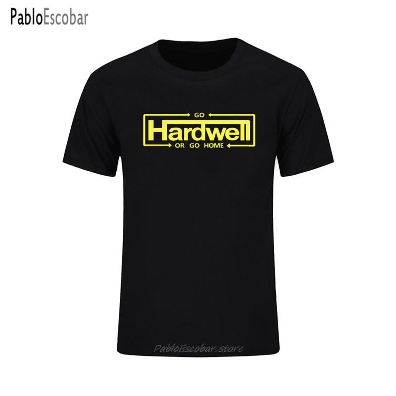 NEW GO HARDWELL OR GO HOME DJ Hip Hop Music Mens Men T Shirt Summer T-shirt Fashion Cotton T shirt European Size