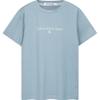 Calvin Klein Унисекс футболка с принтом букв, круглым вырезом и короткими рукавами J318472-CE2