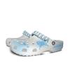 Crocs Классические клоги ЭВА Чисто-белые Язык бабочки Модная элегантность Удобные Романтичные Туфли с отверстиями Унисекс Синие и белые
