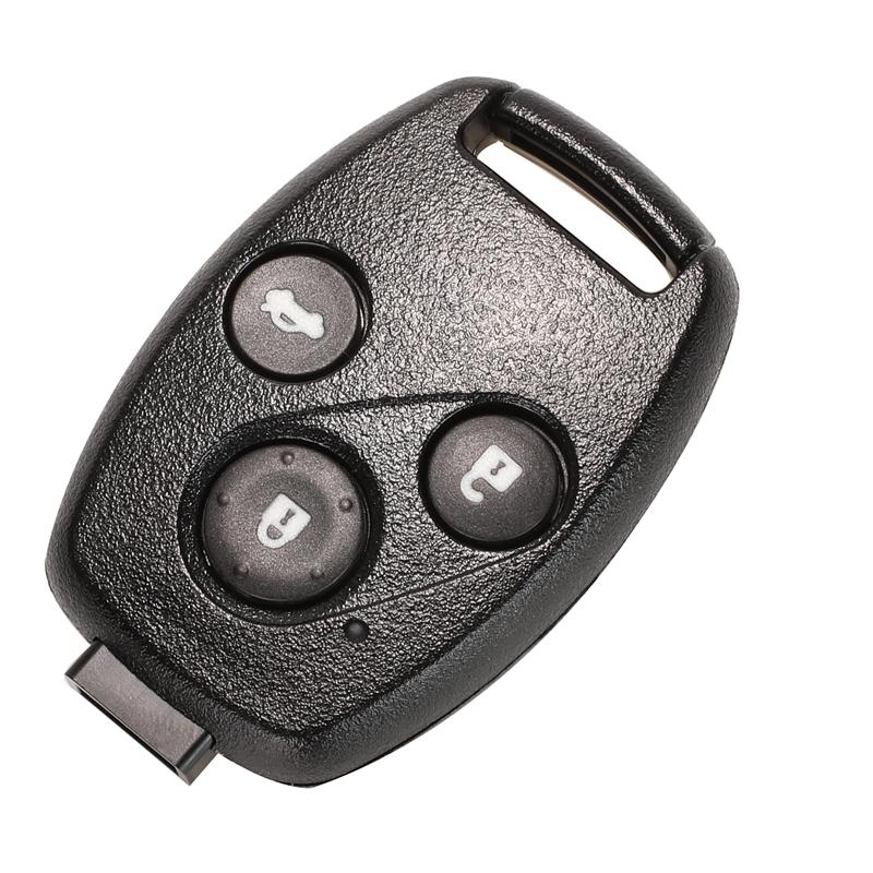 Jingyuqin With Rubber Pad Car Key Remote Fob Cover For Honda Accord CRV Pilot Civic 2003 2007 2008 2009 2010 2011 2012 2013