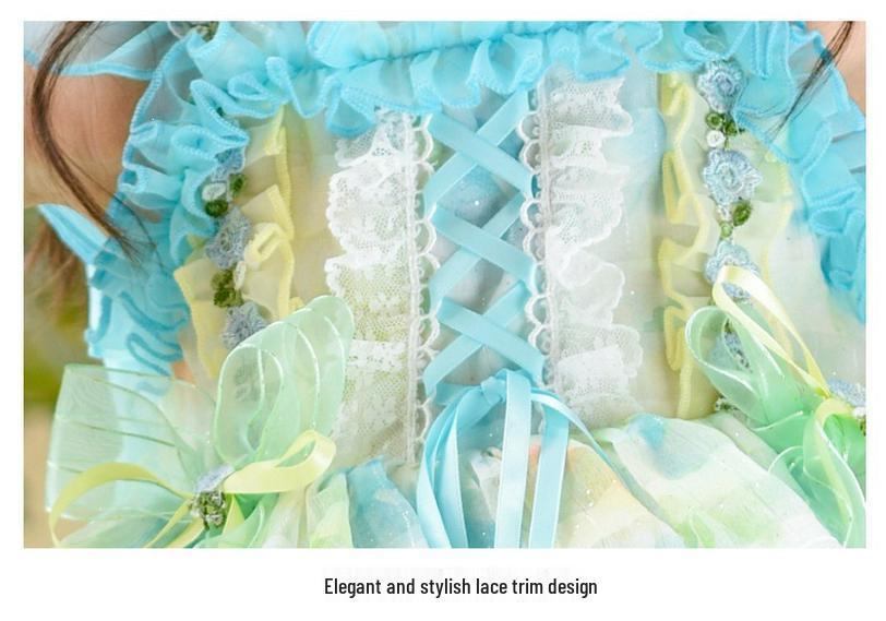 Girls' Summer Lolita Dress - Wizard of Oz Princess Birthday & Festival Gown