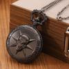 1 шт. модные классические черные мужские часы с кварцевым ожерельем и подвеской, карманные часы для мужчин, идеальный выбор для подарков