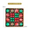 36pcs Christmas Tree Decorations Shiny PVC Ornament Balls Hanging Decor Holiday Party Home Xmas Display