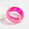 Transparent Laser Bracelets Irregular Geometric Chunky Bangles Colorful Resin Bangles  Boho Style