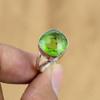 Womens Day Sale Natural Peridot Sterling Silver Multi Stone New Ring Size 7.75