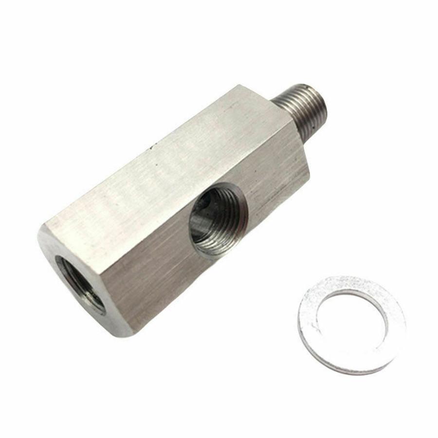 Адаптер датчика давления масла 1/8''BSPT к 1/8''NPT для линии подачи масла на турбину, манометр