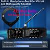 AMNVOLT V4 ATS MINI Радио с усилителем для наушников LSB USB Транзисторные карманные радиоприемники Si4732 DSP Радио для помещений и улицы