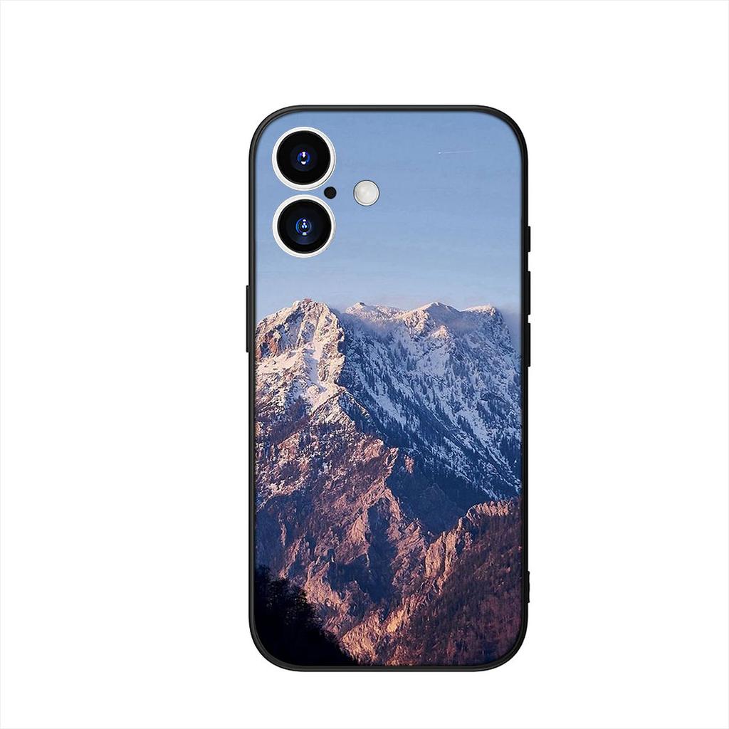 Phone Cover for Apple iPhone 17 16 15 11 Pro XS Max XR 6 7 8 Plus + SE 2020 5 16E Case Mountain Sea Beach Travel Ocean Casing
