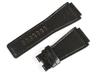 [Import King Original] Запчасти для часов - Совместимы с Bell & Ross BR01, BR03 - Ремешок из натуральной кожи - Неоригинальный Винтажный Черный 24 мм