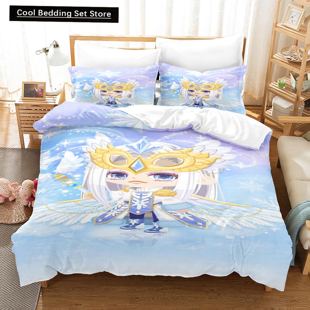 3D аниме Gacha Girl комплекты постельного белья пододеяльник с наволочкой Twin Full Queen King постельное белье постельное белье для домашнего текстиля