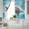 Летние морские черепахи акварель ретро затемняющие шторы для гостиной спальни печатные оконные шторы домашний декор