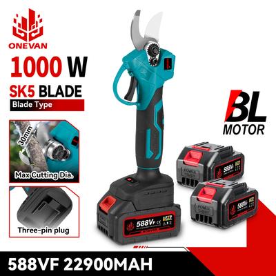 32 мм бесщеточный электрический секатор высокой мощности 2-скоростной секатор садовый резак для веток деревьев ножницы инструмент для Makita 18 В-21 В аккумулятор