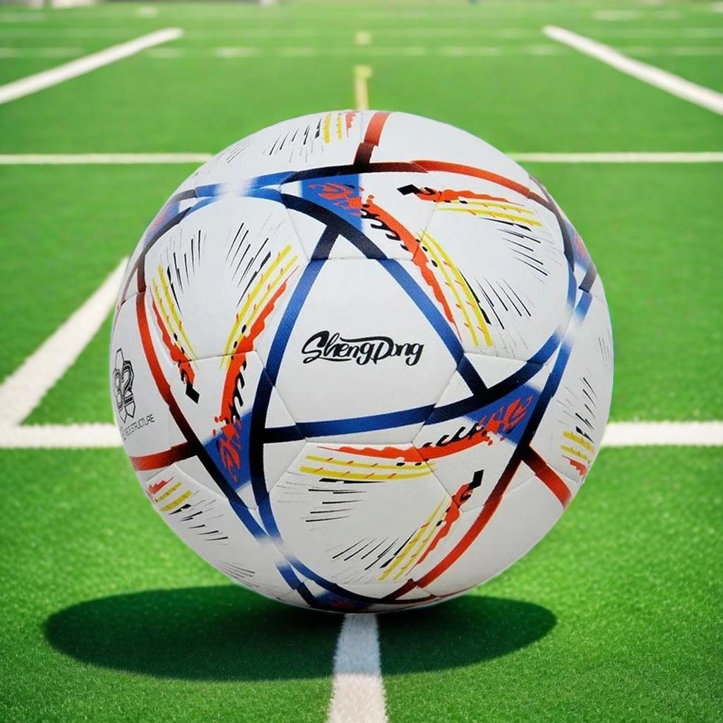 Футбольный мяч, размер 5, резиновый, из искусственной кожи, для тренировок, профессиональных соревнований, герметичный, синий, белый, новый футбольный мяч, стандартный, для тренировок, для взрослых и детей