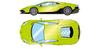 EIDOLON COLLECTION Lamborghini Aventador Ultime 2021 Finished Product 1/43 LP780-4 (Diansus Wheel) Verdesitria/Black
