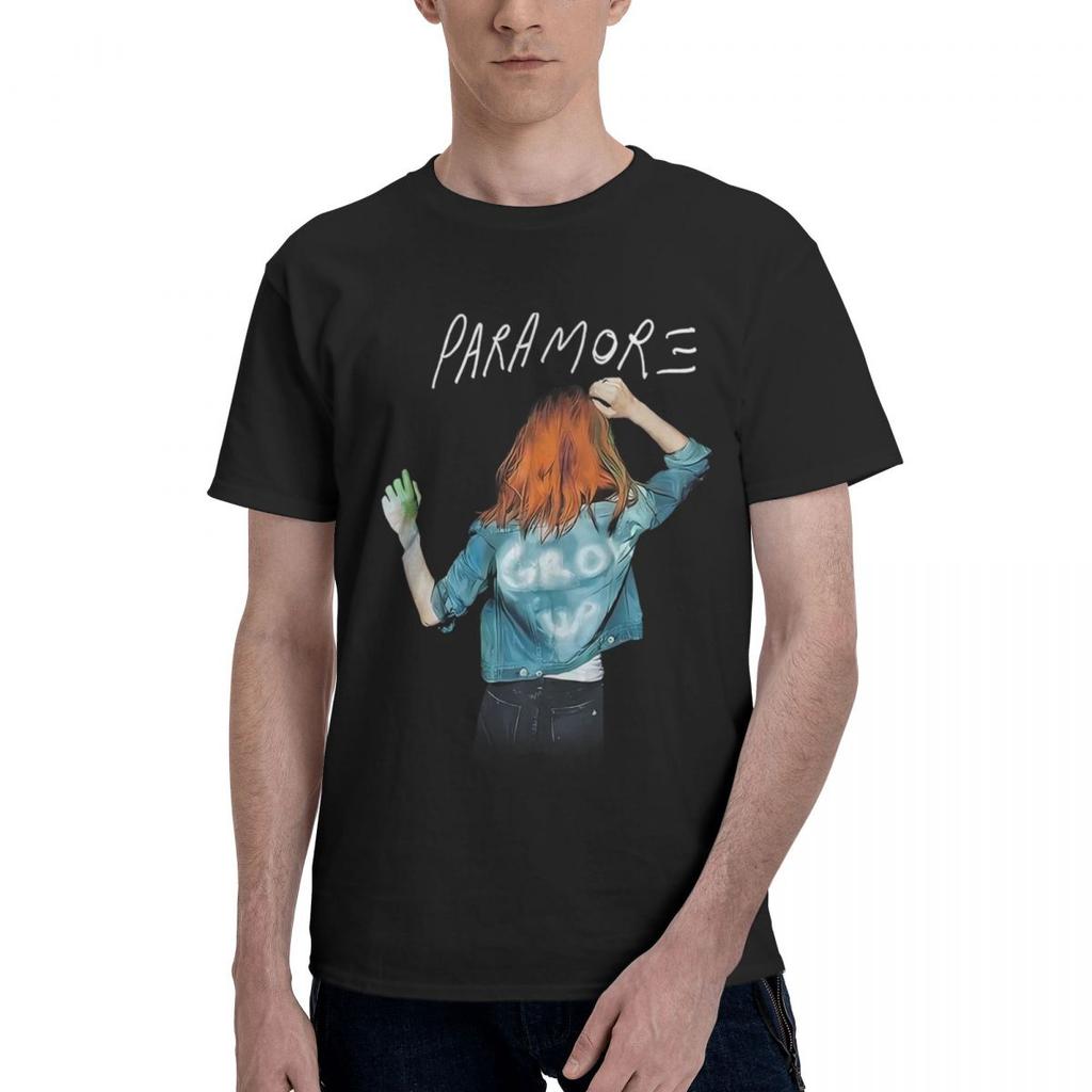 Paramore Хейли Уильямс Вырасти Концерт 100% Хлопок Повседневный Дышащий Удобный Мужской Топ Новые Подарки И Футболки Мужская Рубашка