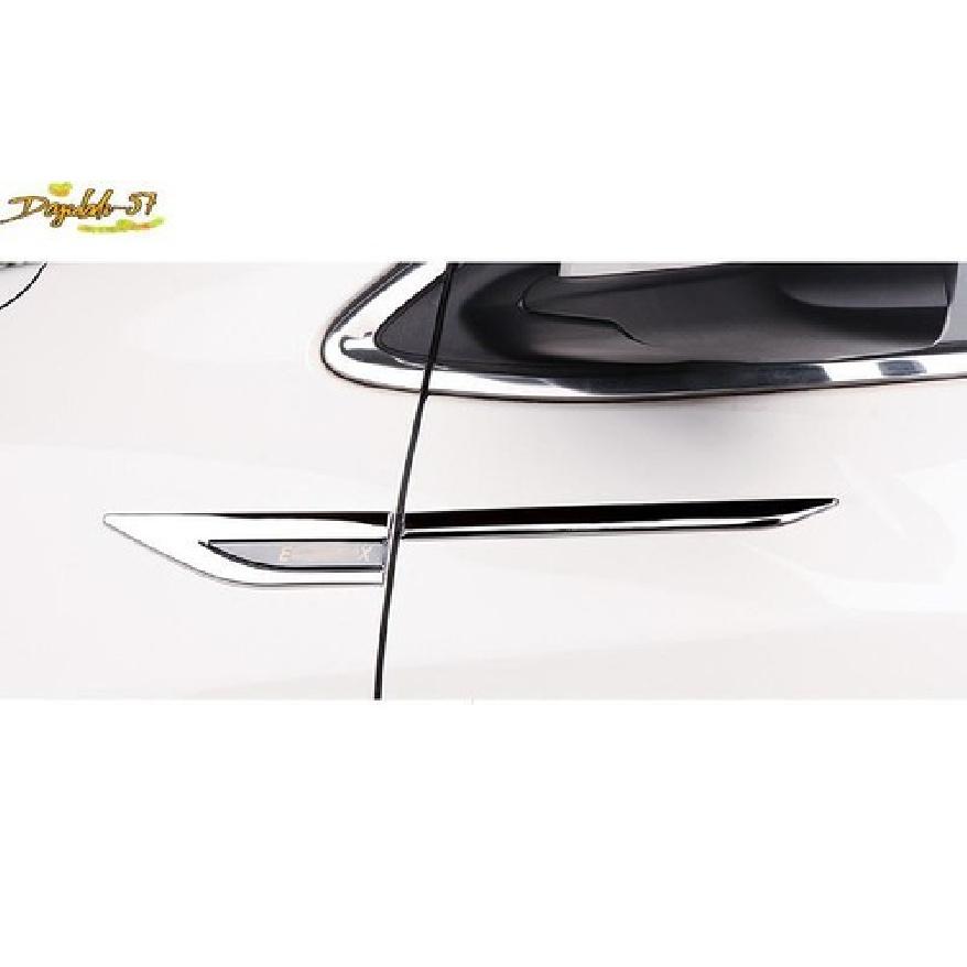 2 шт. Хромированные накладки на боковые воздухозаборники крыла для Chevrolet Equinox 2018-