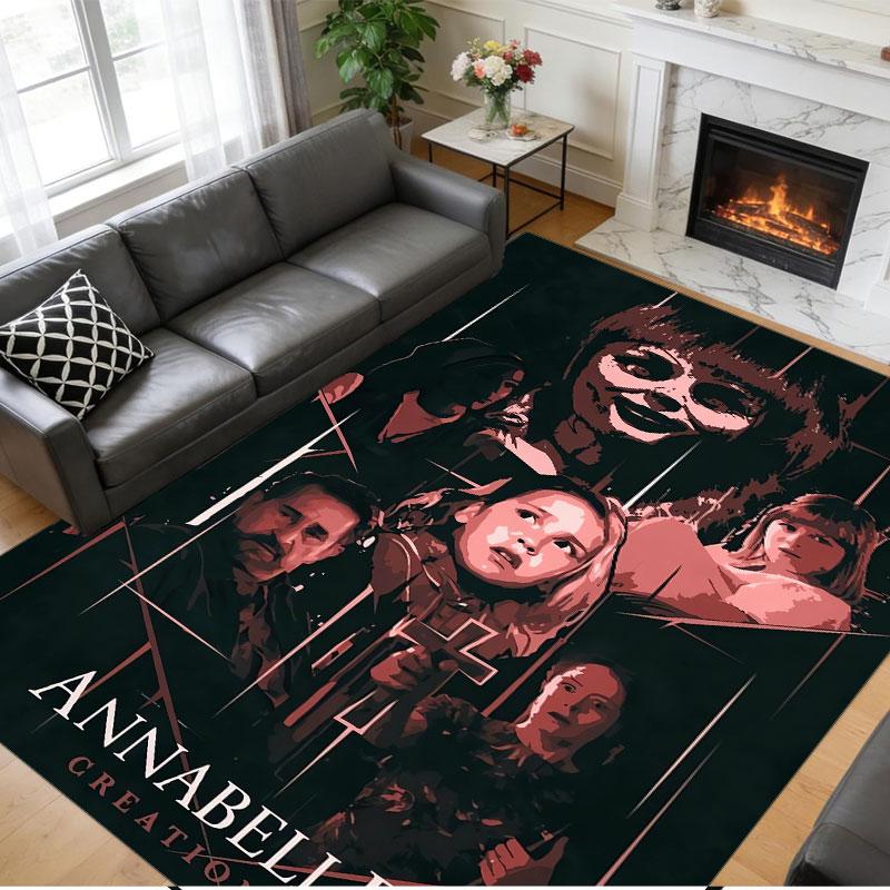 Crystal Velvet Rug Soft Non Slip Indoor Floor Mat Home DecorThe Conjuring Annabelle
